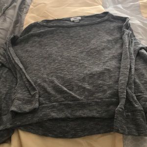Euc old navy see through crop sweater